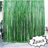 Iridescent Foil Fringe Curtains for Rainforest Jungle Theme Party Supplies, 2 Packs (W) 3.28*(H) 6.56 Ft