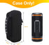 BOVKE Carrying Case for Bushnell Wingman 2 /Bushnell Wingman Golf GPS Bluetooth Speaker, Extra Mesh Pocket for Charging Cords and Accessories, Black