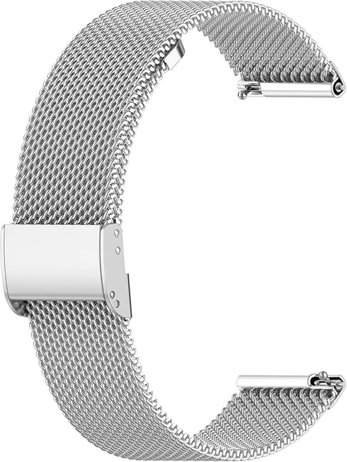 Chofit Metal Mesh Stainless Steel Loop Compatible with Fitpolo IDW15/Quican IDW15 Watch Band for Women & Men