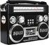 Supersonic SC-1097BT Portable 3 Band Radio with Bluetooth, Flashlight, MP3 Playback
