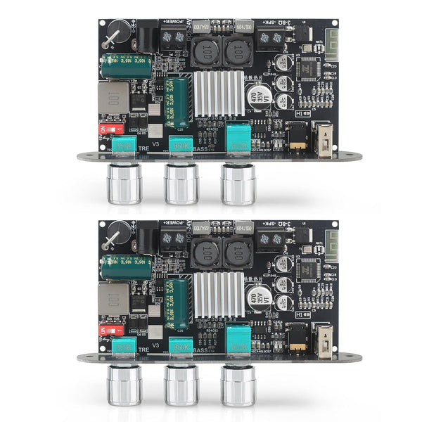 Wuzhi Audio 2PCS ZK-1001U Mono Amplifier Board with TWS, 100W Power Output, Vehicle Amplifier