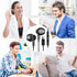 USB C Headphones for Samsung S24+ S24 Ultra, Type C Earphones with Microphone, HiFi Stereo Wired Earbuds for Galaxy