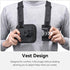 ULANZI CM028 Adjustable Chest Mount Harness with Vertical/Horizontal Switching for GoPro DJI Insta360 Action Cameras -