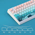 JSJT Side Printed Keycaps - Shine Through PBT Doubleshot Custom Keycap Set, Deep Sea Theme, 126 Keys for Cherry MX
