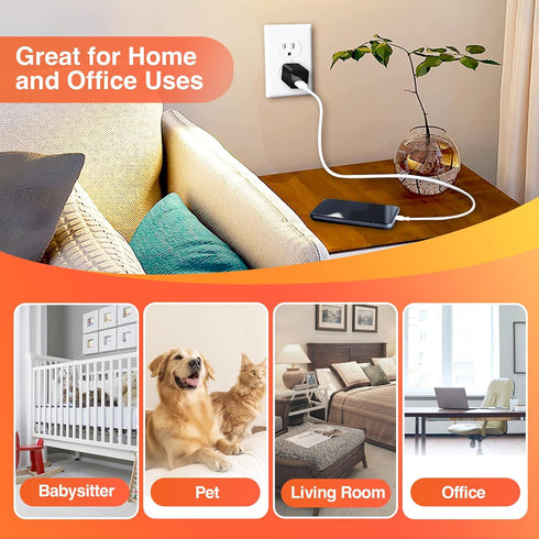 XXAXX Hidden WiFi Camera, 4K Ultra HD Small Nanny Cam with Remote View Live Video to Phone, Motion Detection
