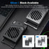 ULANZI Black Camera Cooling Fan, Adjustable Mini Intelligent Cooling Fan with Type-C Charging