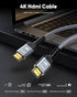 4K 2.0 40FT/12m 4K 18Gbps 3D, 2.2, PS-5/4/3/4K Highwings Long HDMI Cable - HDR Braided HDMI Cord, High Speed