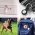 AirTag Keyring Silicone Case with Hook for Apple Air Tag GPS Tracker, Anti-Lost, Anti-Scratch, Shock Resistant (Pink)