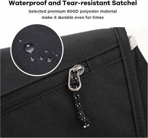 OIWAS 17 Inch Laptop Messenger Bag for Women, Casual Crossbody Satchel Shoulder Bag, College Travel Office Briefcase