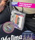 Majima Design Cassette 80s 90s Bluetooth Player with FM Radio Transparent Portable Design Retro Audio Gift Supports USB