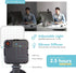 Foto&Tech Dimmable 2100mAH LED Laptop Lighting Kit, Rechargeable Light Panel with Diffuser and Strong Suction Cup
