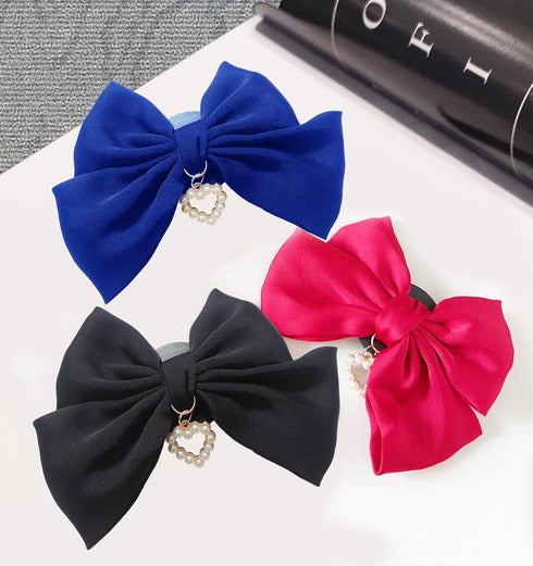 Miitoomo Cute Bow Phone Stands Fashion Cellphone Charm Grip Holder Universal Rotatable (Pink)