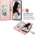 Njjex Wallet Case for Samsung Galaxy Note 10 - PU Leather ID Credit Holder Folio Flip with 9 Card Slots