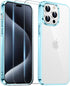 Temdan iPhone 15 Pro Max Case, Clear, Non-Yellowing, Military-Grade Drop Protection, Slim Thin Shockproof Cover