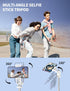 SelfieShow 71" All-in-1 Selfie Stick, Smartphone Tripod Stand with Remote, Travel Tripod for iPhone, Extendable Cell