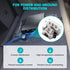 3 Way Power Distribution Block Zinc-Alloy, 0/2/4 Gauge in 4/8 Gauge Out, Auto Car Audio Distribution Connecting Block