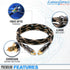 Cables Direct Online 1.5FT Premium Toslink Optical Audio Cable, High Fidelity Digital Fiber Optic Cord