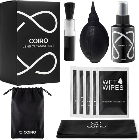 C Coiro Coiro Camera Lens Cleaning Kit Camera Air Blower, Lens Cleaner Spray 100ml,