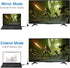 4K DisplayPort (DP) to HDMI Adapter, Gold-Plated Display Port to HDMI Converter (Male to Female) - Black