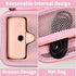 Carrying Case for 2PCS iWALK Portable Charger Power Bank, Pink Bag for Small Charging Battery Packs