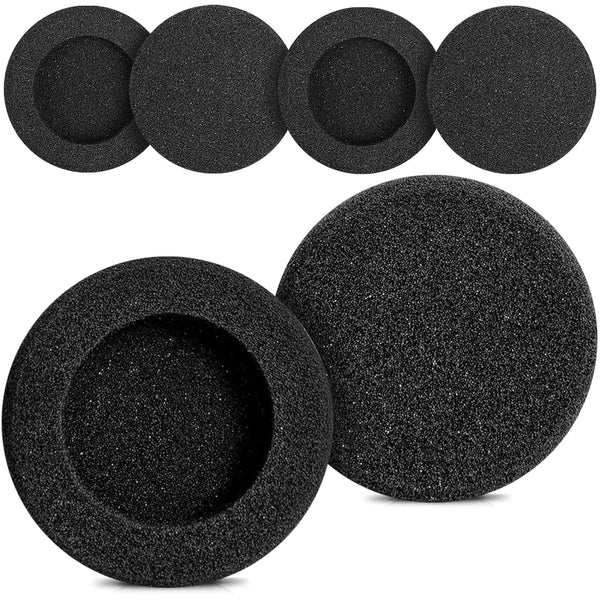 Headphone Ear Covers 60mm - 3 Pairs Replacement Ear Pads, Memory Foam Earbud Tips