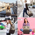 LOVEVOOK Laptop Backpack for Women - Fashion Travel Computer Bag with USB Port, Fits 17-Inch Laptop, Light
