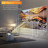 Mini Video Projectors, 720P Movie Projector, 24 to 60in Screen Projection, Eye Friendly LED for Home Outdoor Theater
