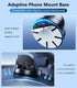 DICMKY 360 Car Dashboard Phone Holder Mount, Rotating Curved Dash Automatic Clamping Cell Phone Mount with Adaptive