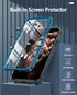 FNTCASE iPhone 11 Pro Max Case: Heavy Duty Blue Shockproof Dual Layer with Kickstand - Military Grade Protection.