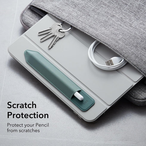 ESR Pencil Holder Pouch for Pencil (1st and 2nd Gen) - Elastic Pocket, Forest Green