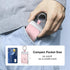 Portable Wireless Charger for Apple Watch Series 9/8/UItra/7/6/5/4/3/2/SE, 1500mAh Magnetic Keychain Charger, Pink