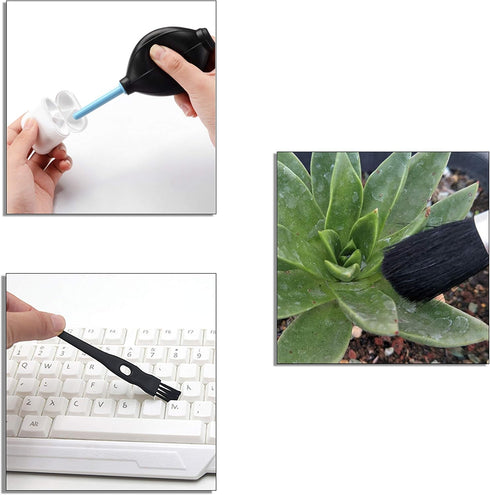 CamKix 1x 1x 1x 1x 1x Keyboard Cleaning Kit - Mini Brush, Cleaning Brush, Keyboard Cap Remover, Air Blower and Cleaning