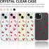 Idocolors 13 for iPhone Pro - Cute Cherry Case for Women, Clear Slim Crystal Case, Anti Peel Off, Not Yellowing