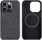 Alcantara Apple iPhone 13 Series Phone Case - Handmade Half Wrap Suede Fabric, Wireless Charging Compatible