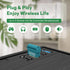 USB Bluetooth Adapter for PC, QGOO Bluetooth Dongle 5.3 EDR, Wireless Receiver for Desktop and Laptop - Green