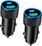 Stuffcool 2Pack USB C Car Charger, 52.5W USB-C & USB-A Power Adapter PD/QC Type C Fast Charging Cigarette Lighter for
