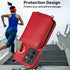 Furiet Wallet Case for Samsung Galaxy S21 Ultra 5G, Shoulder Strap Ring Buckle, Luxury PU Leather Zipper Flip Organ