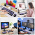 FOPETT 2.4G 104 Wireless Keyboard and Mouse Combo - Full-Sized Cute Colorful Mouse and Keyboard with Round Keys Retro