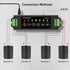 STUODIOFINIX 4-Channel Mini Bluetooth Amplifier 120w for Passive Speakers, TWS, AUX, MIC, USB,