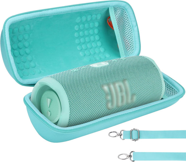 Hard Case for JBL Charge 5, Charge 4 Waterproof Bluetooth Speaker, Teal Case