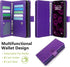 Varikke Detachable Wallet Case for iPhone 13 Pro Max with Card Holder, Fashion Glitter Leather Strap Magnetic Flip