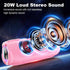 Ykall 20W IPX6 36H Bluetooth Speakers, Portable Bluetooth Speaker Wireless with Loud Stereo Sound, TWS Pairing