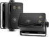 Pyle 3-way Mini Box Speaker System - 3.5 Inch, 200 Watt, Waterproof Marine Grade, Heavy Duty ABS Enclosure, Black