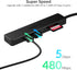 SABRENT Multi-Port USB Type-C Hub with 4K HDMI, Power Delivery 60 Watts, USB 3.0, USB 2.0, SD/microSD Card Reader