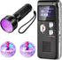 Dunzy 4 Pcs Ghost Hunting Equipment Kit Include 1 EVP Voice Recorder 8