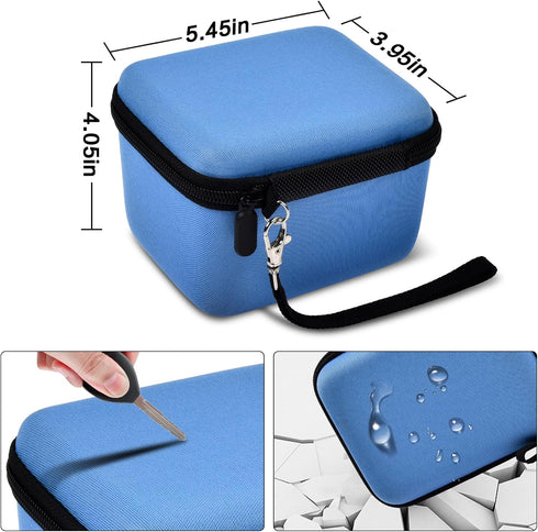 Vlogging Camera Case for Duluvulu/TEBNGIHNM/zheozeig/Oiadek 4K Digital Cameras, Carrying Storage for Lens, Cable, and