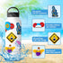100 PCS Funny Science Laboratory Stickers for Kids, Teens, Adults - Waterproof Vinyl Stickers for Various Uses