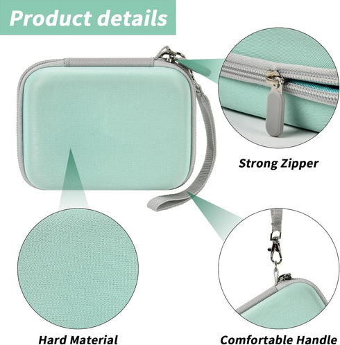 Digital Camera Case for CAMKORY/Kodak Pixpro/Sony DSCW800 830/Canon PowerShot 180 190, Kids Vlogging Storage (Box Only)
