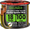 GEARit Speaker Wire 18 Gauge 100 ft,Speaker Cable with Foot Markers &