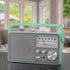 JENSEN MR-750-GR MR-750 Portable AM/FM Radio, Green